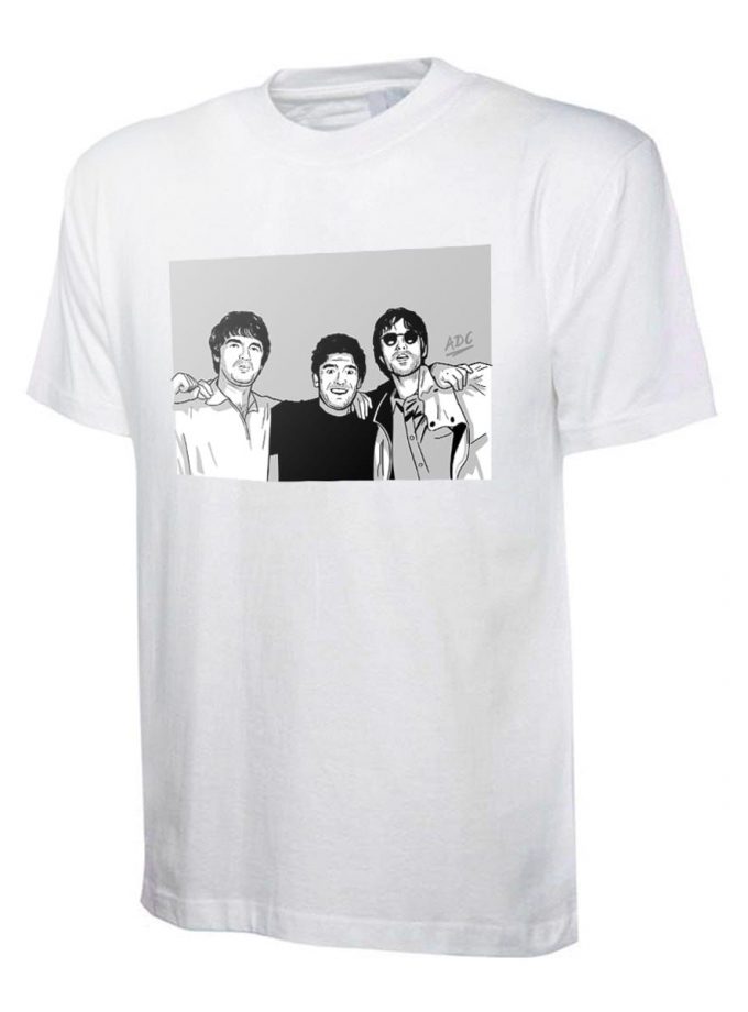 Gallagher Brothers & Maradona Night Out T-Shirt - Away Days Classic