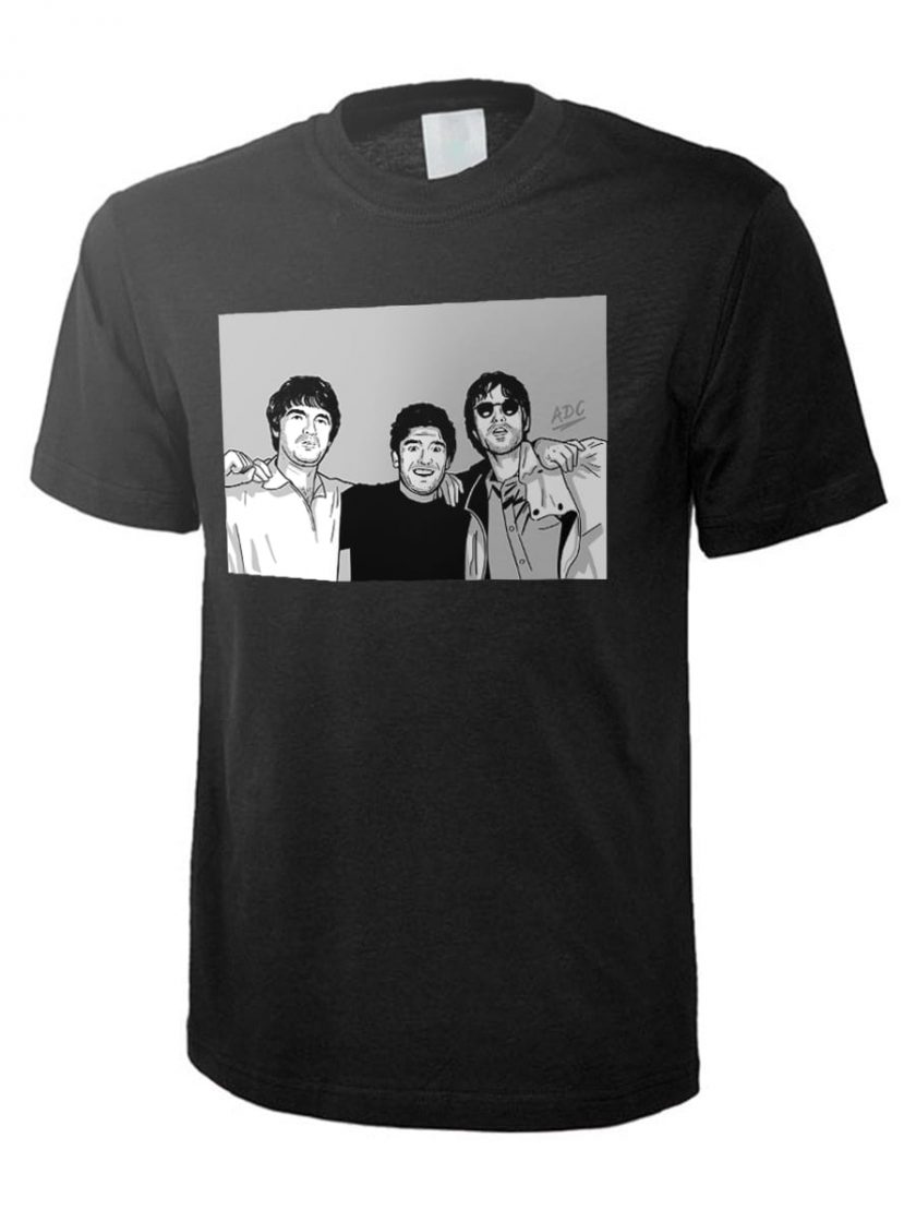 Gallagher Brothers & Maradona Night Out T-Shirt - Away Days Classic - Image 2